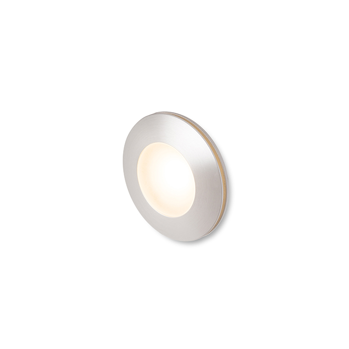 RENDL CLUB zápustná striebornosivá 230V LED 3W IP54 3000K