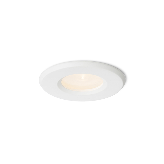 RENDL APRIORI biela satinované sklo 230V GU10 35W IP54
