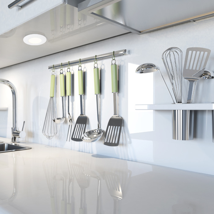 RENDL DADA 9 zápustná biela 230V LED 3W 3000K