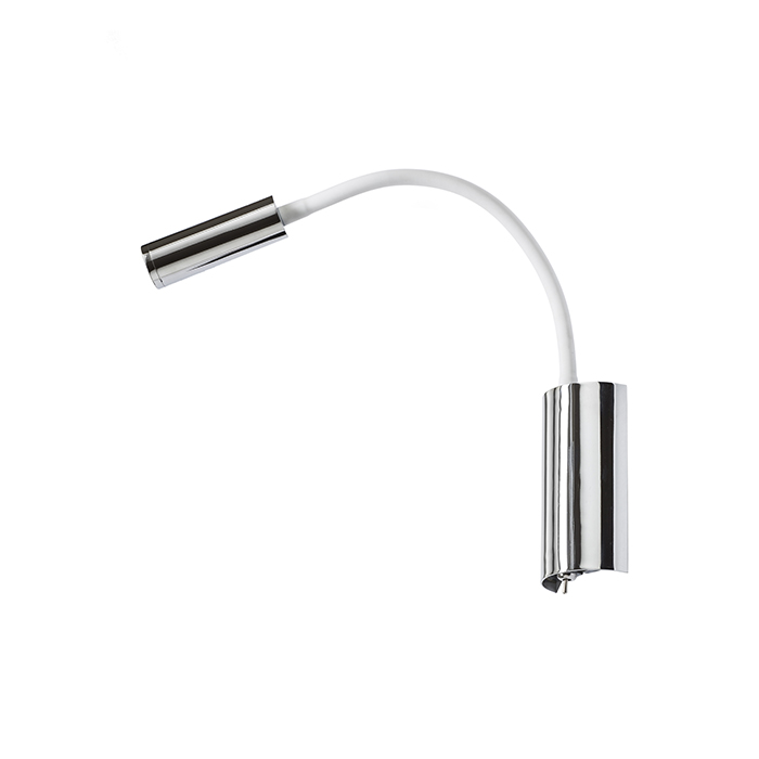 RENDL SHOW nástenná biela chróm 230V LED 3W 3000K