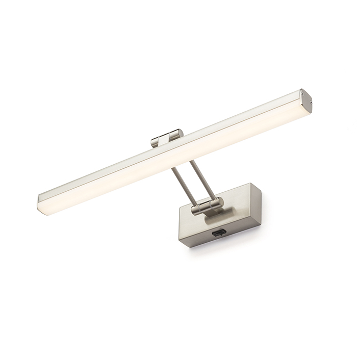 RENDL SWING nad obraz česaný hliník 230V LED 8W 3000K