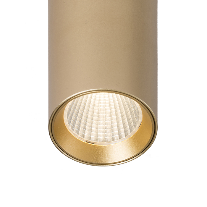 RENDL MAVRO závesná zlatá 230V LED 12W 38° 3000K