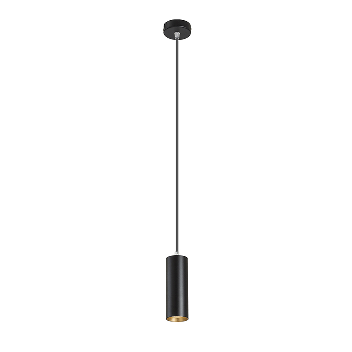 RENDL MAVRO DIMM závesná čierna/zlatá 230V LED 12W 38° 3000K