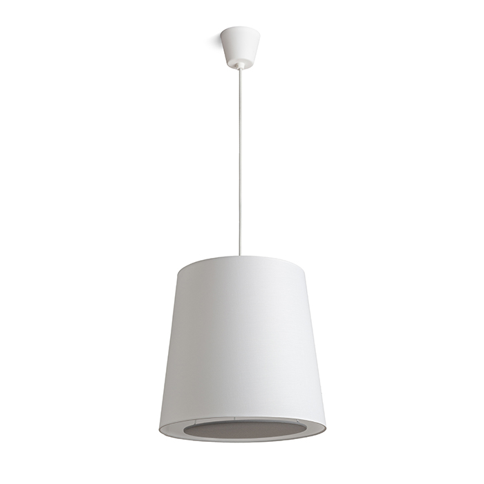 RENDL POLLOCK závesná biela/svetlo sivá 230V LED E27 15W