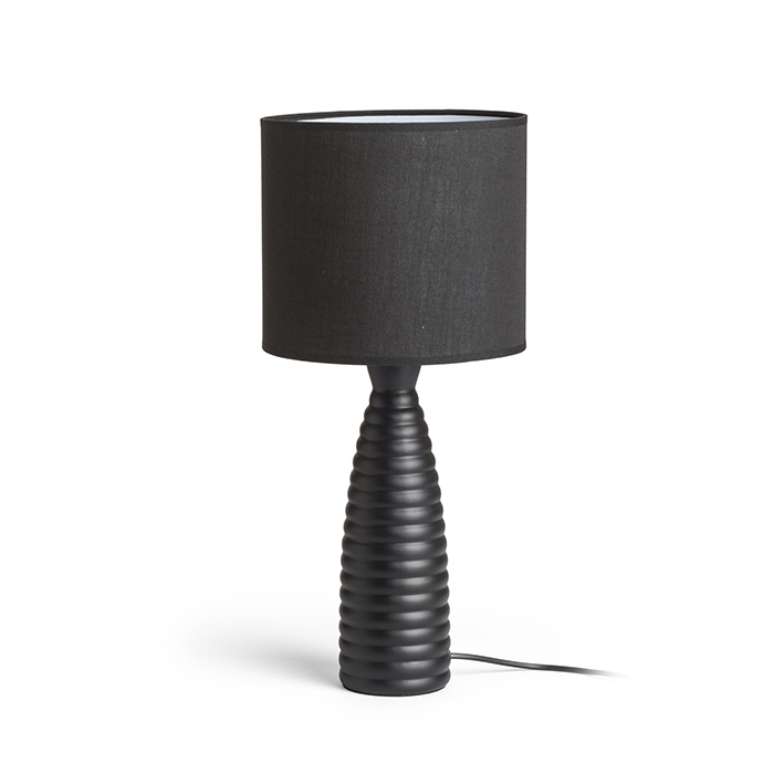 RENDL R13325 LAURA stolná lampa, dekoratívne čierna
