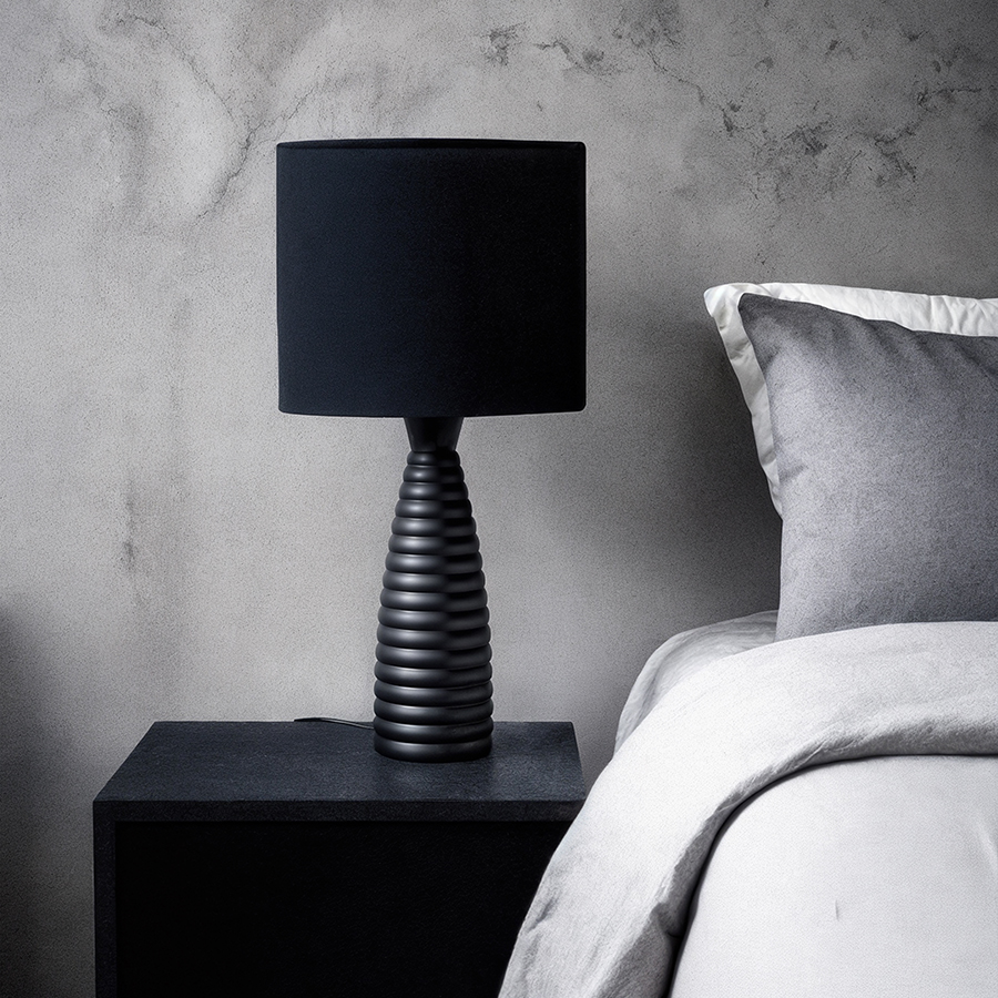 RENDL LAURA stolná čierna 230V LED E27 15W