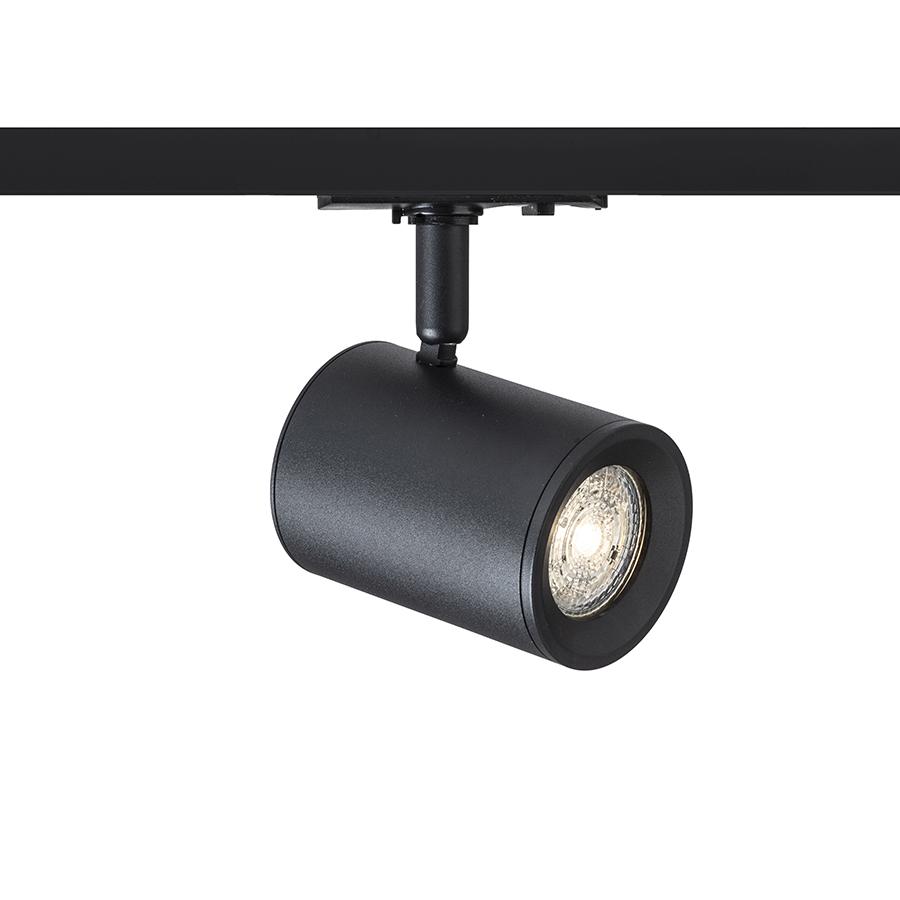 RENDL CADENZA na jednookr. lištu čierna 230V LED GU10 10W