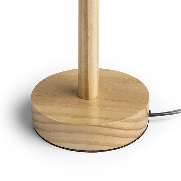 RENDL MAUI stolný podstavec drevo 230V LED E27 11W