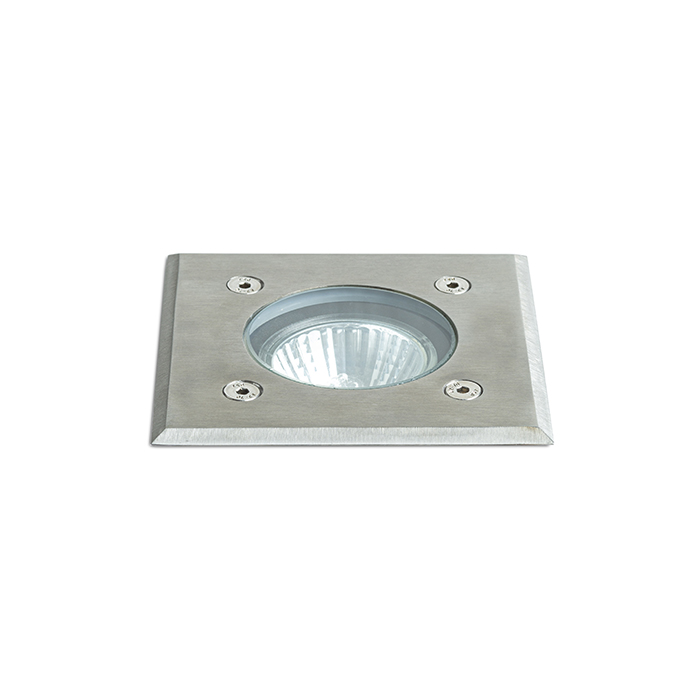 RENDL ORBU SQ 10 zápustná nerez 230V LED GU10 15W IP67