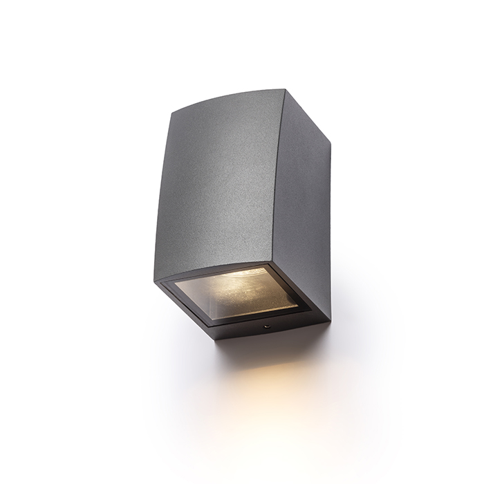 RENDL SELMA nástenná antracitová 230V LED GU10 8W IP54