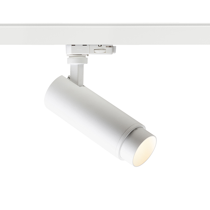 RENDL ZUMA DIMM na trojokruh. lištu biela 230V LED 20W 10 50° 3000K