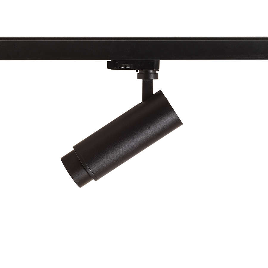 RENDL ZUMA DIMM na trojokruh. lištu čierna 230V LED 20W 10 50° 3000K