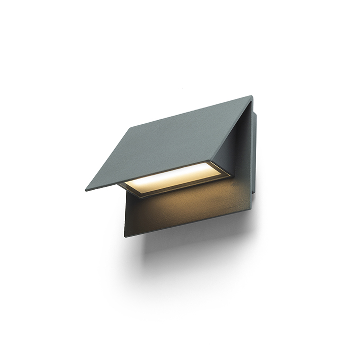 RENDL GERI nástenná antracitová 230V LED 5W IP54 3000K