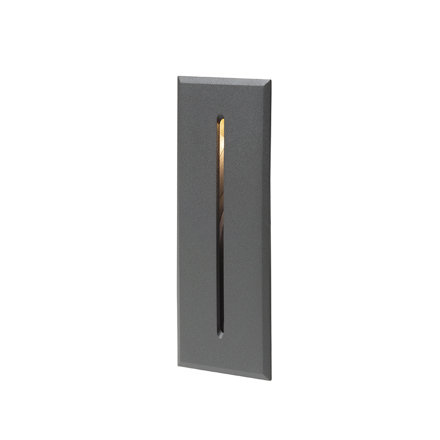 RENDL R13567 SEGNO LED vonkajšie svietidlo, zápustné do steny IP54 antracitová
