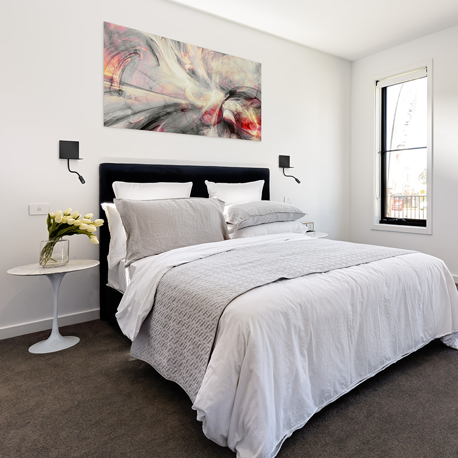 RENDL ROSTAM nástenná s USB čierna 230V LED 2x3W 3000K