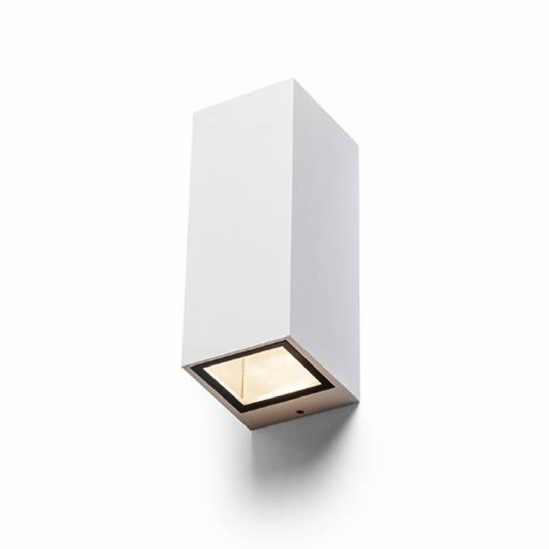 RENDL DESMOND II nástenná biela 230V LED GU10 2x8W IP44