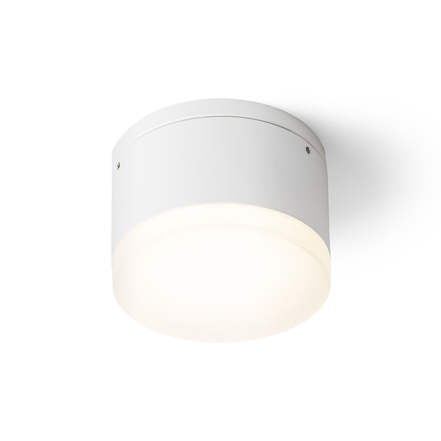 RENDL R13626 ORIN LED vonkajšie svietidlo, stropné IP54 biela satinovaný akrylát