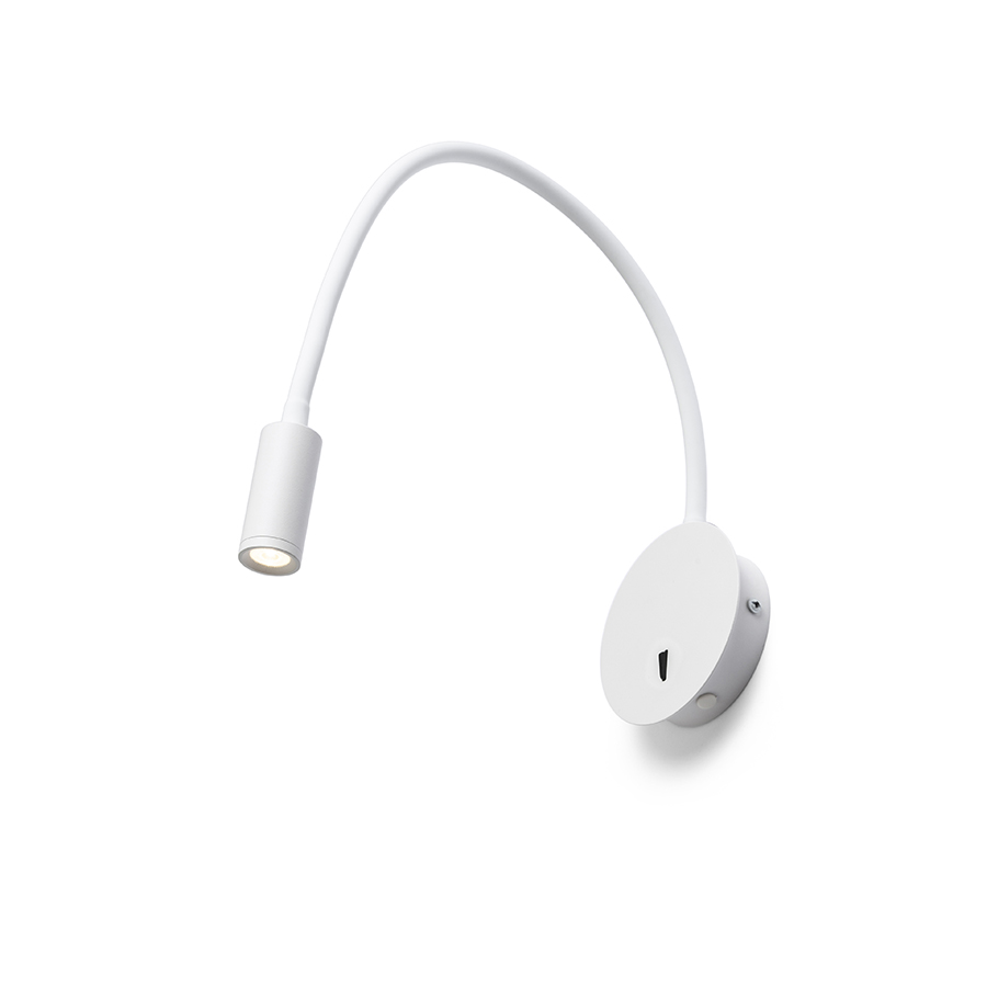 RENDL R13647 VALE LED bodové svetlo, husí krk biela