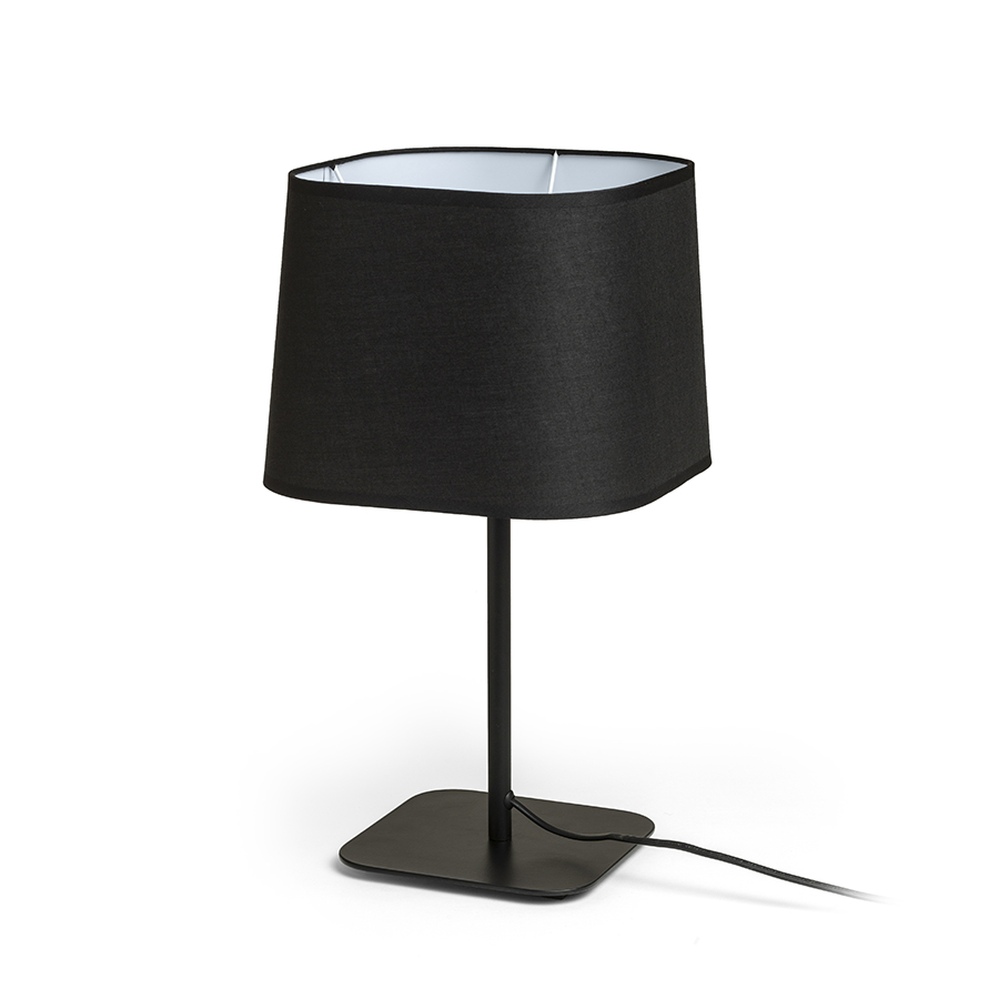 RENDL R13664 PERTH stolná lampa, dekoratívne čierna/čierna
