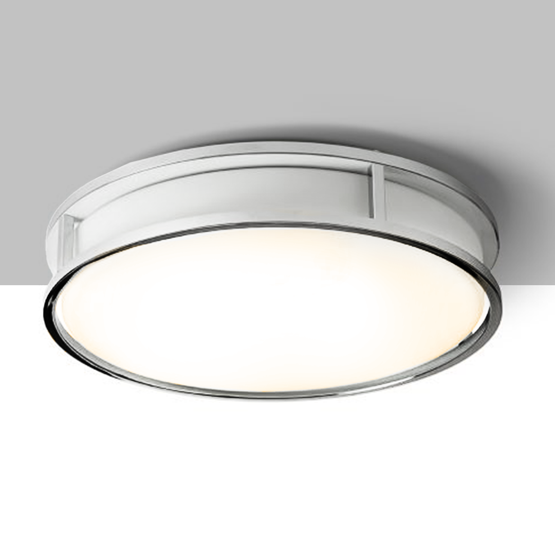 RENDL GRANDE LED 35 stropní opálové sklo/černá 230V LED 24W IP44 3000K