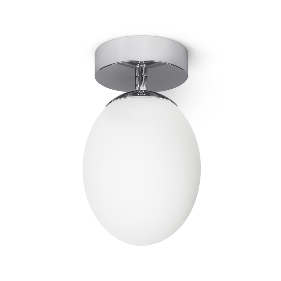 RENDL MERINGUE 11 stropná opálové sklo/chróm 230V LED G9 9W IP44