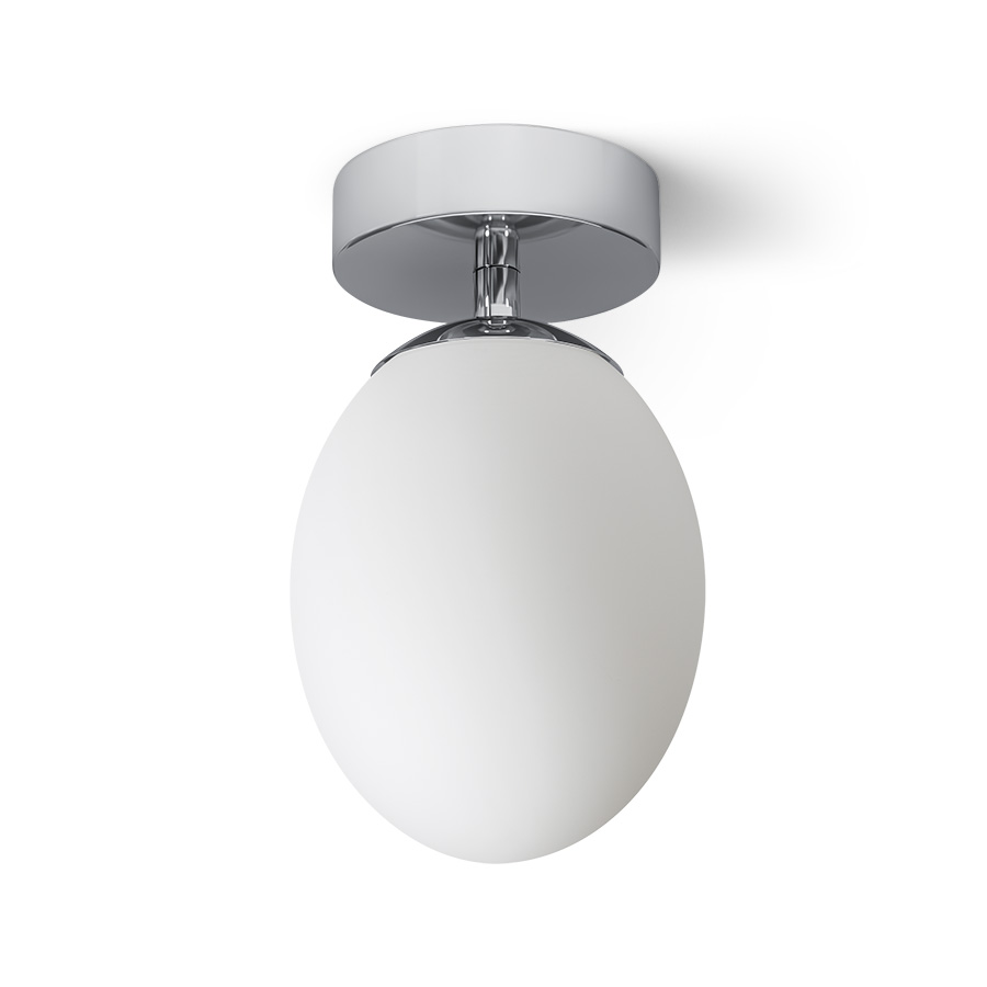RENDL R13689 MERINGUE prisadené svietidlo, kúpeľňové IP44 opálové sklo/chróm