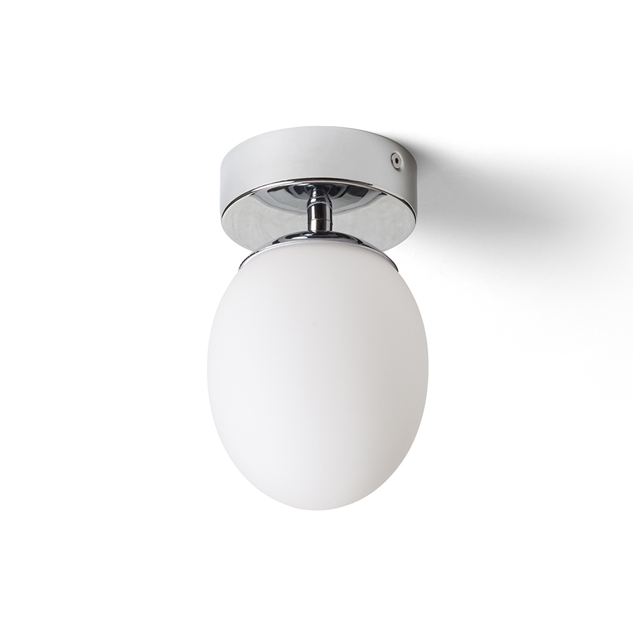 RENDL MERINGUE 11 stropní opálové sklo/chrom 230V LED G9 9W IP44