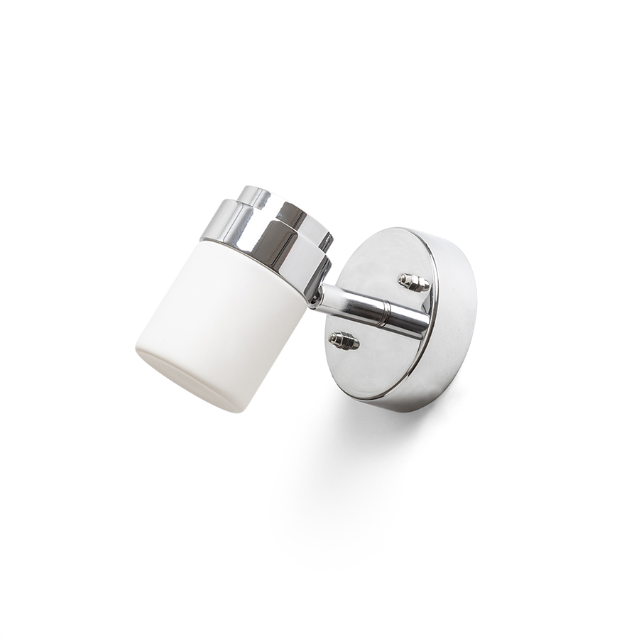 RENDL LINN I nástenná opálové sklo/chróm 230V LED G9 3W IP44