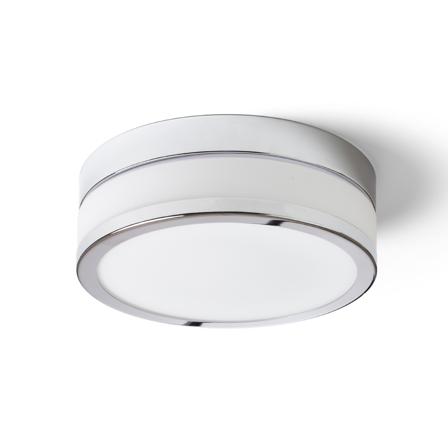 RENDL CIRA LED 23 stropná opálové sklo/chróm 230V LED 12W IP44 3000K