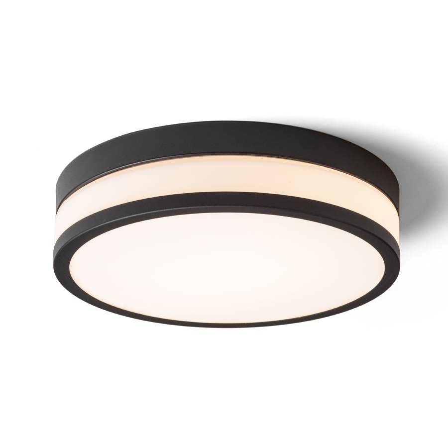 RENDL R13754 CIRA LED prisadené svietidlo, kúpeľňové IP44 opálové sklo/čierna