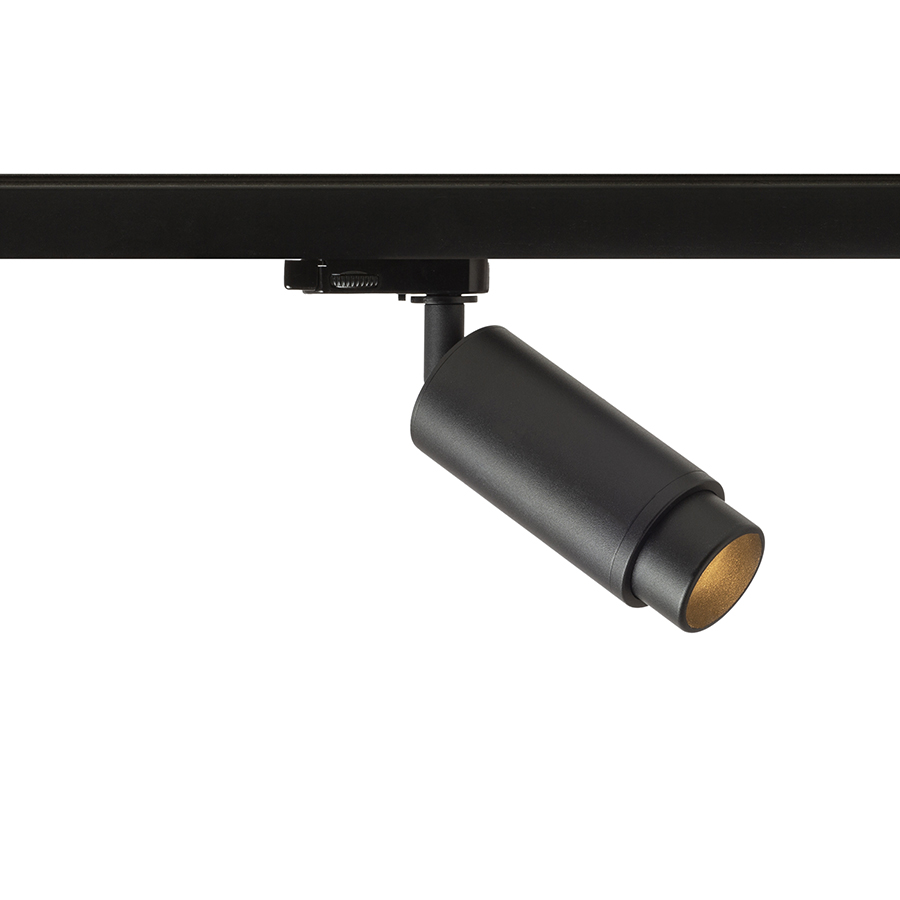 RENDL OPTIMUS na trojokruh. lištu čierna 230V LED GU10 9W 10 50°