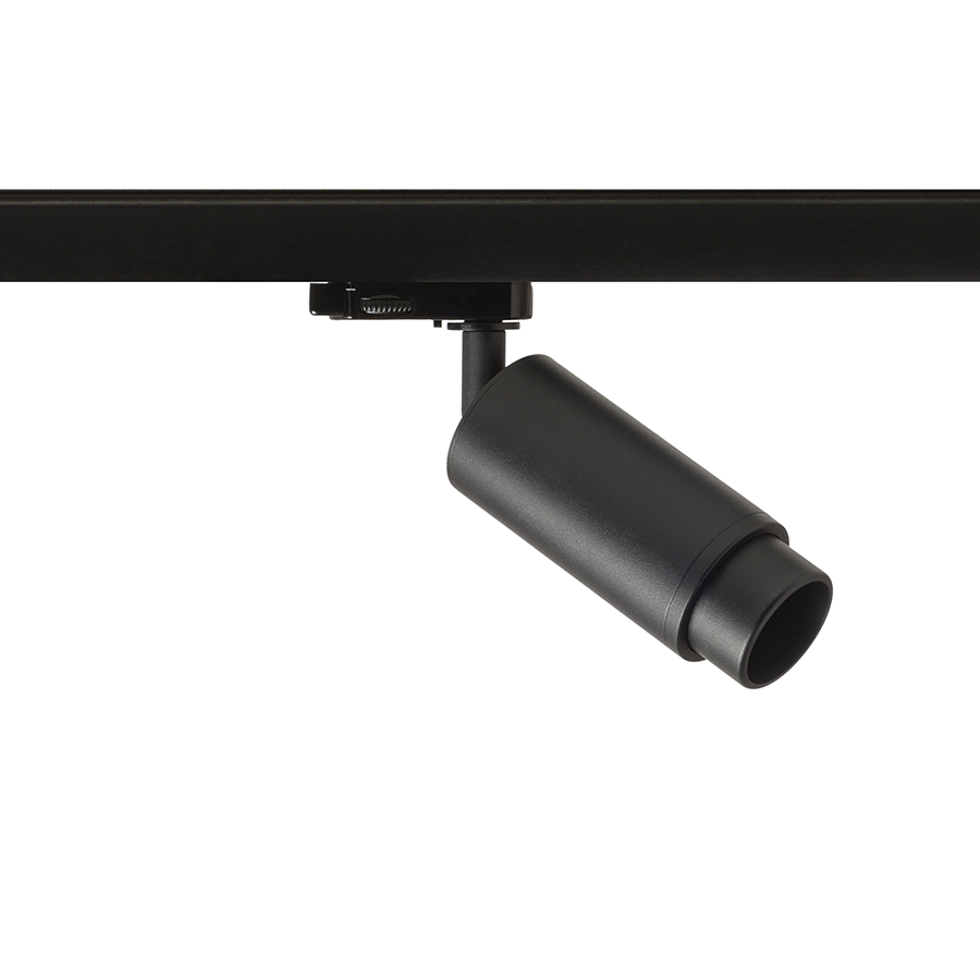 RENDL OPTIMUS ZOOM na trojokruh. lištu čierna 230V LED GU10 9W 10 50°
