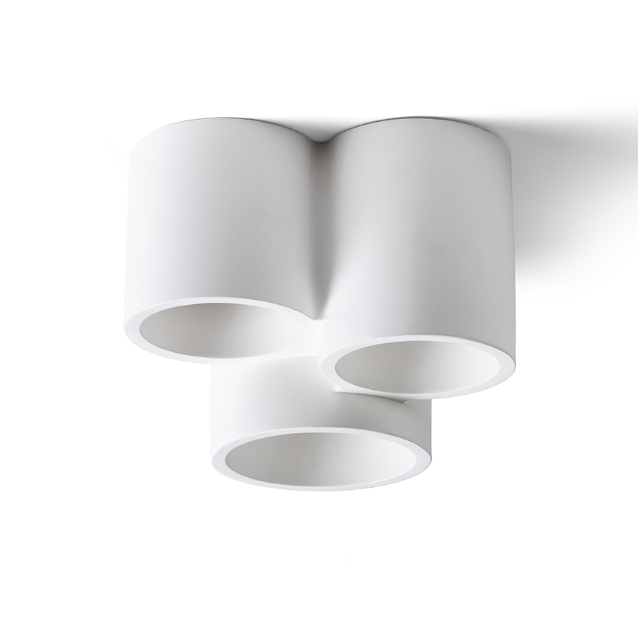 RENDL GINA III stropná sadrová 230V LED GU10 3x5W