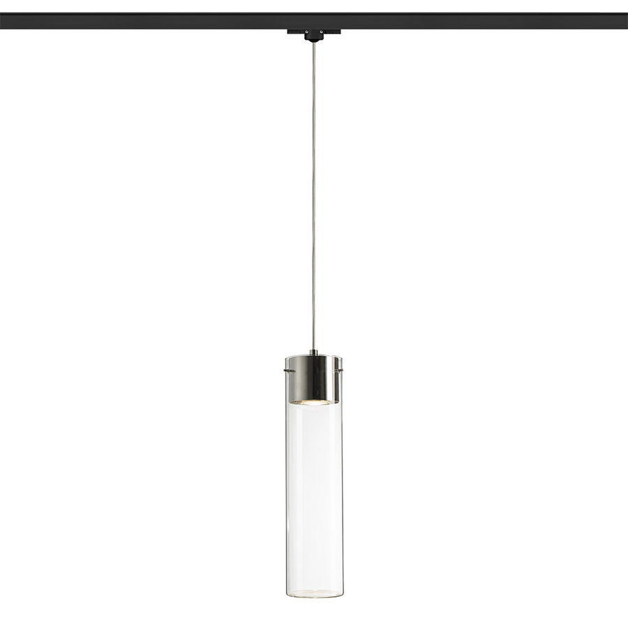 RENDL R13815 GARNISH Trojokruhový systém, 3F závesné číre sklo/chróm