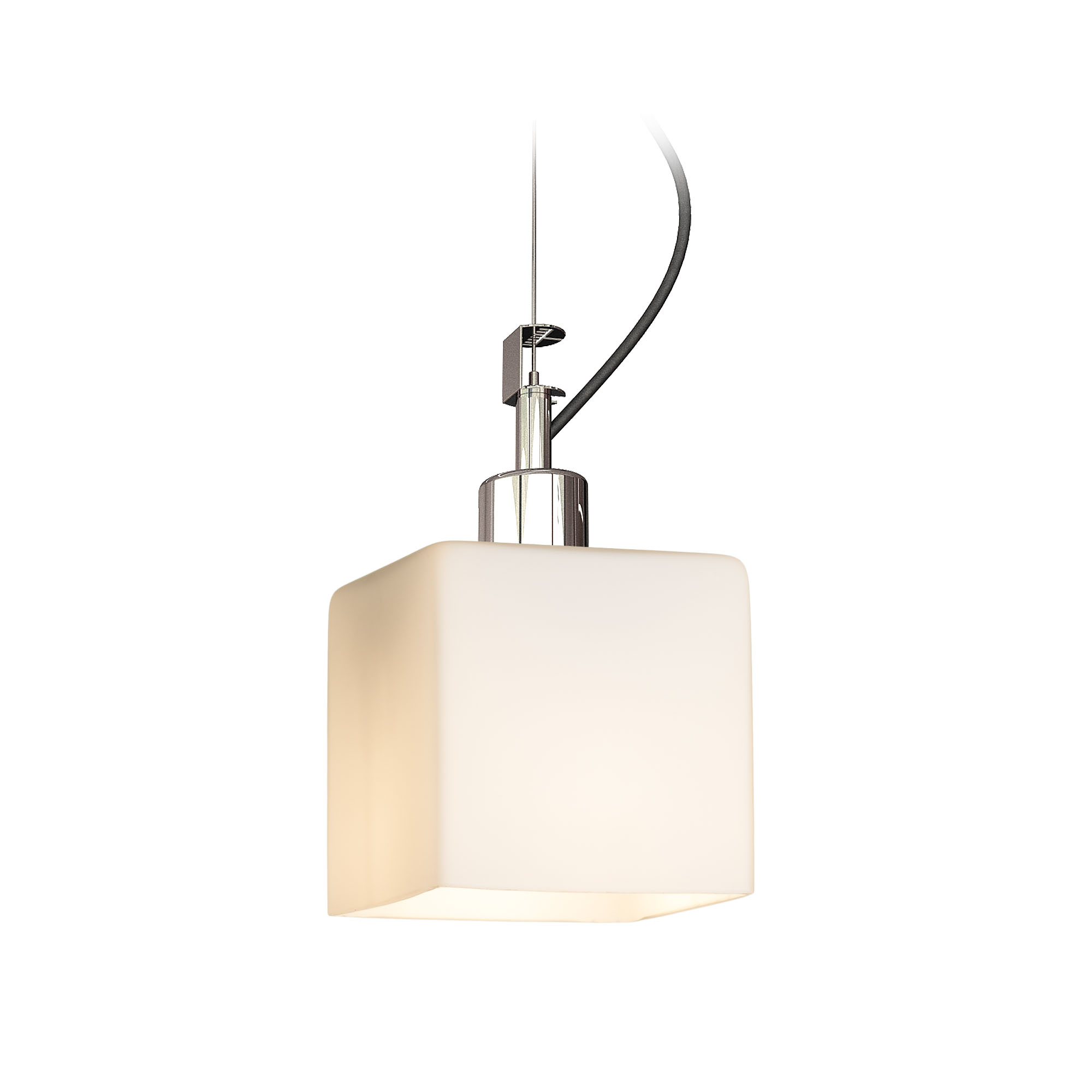 RENDL DADOS NEW závesná opálové sklo/chróm 230V LED E27 11W