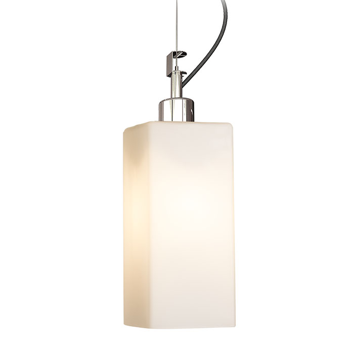 RENDL LIZ NEW závesná opálové sklo/chróm 230V LED E27 15W