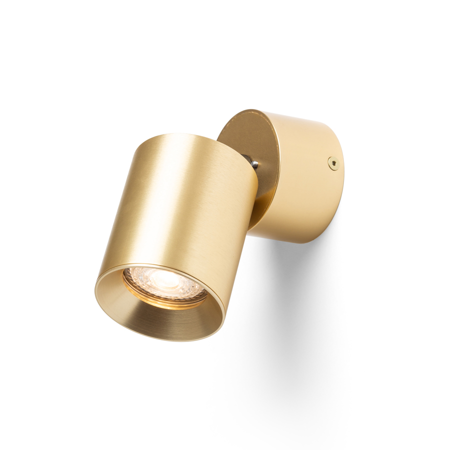 RENDL DARIO stropná česaná mosadz 230V LED GU10 9W