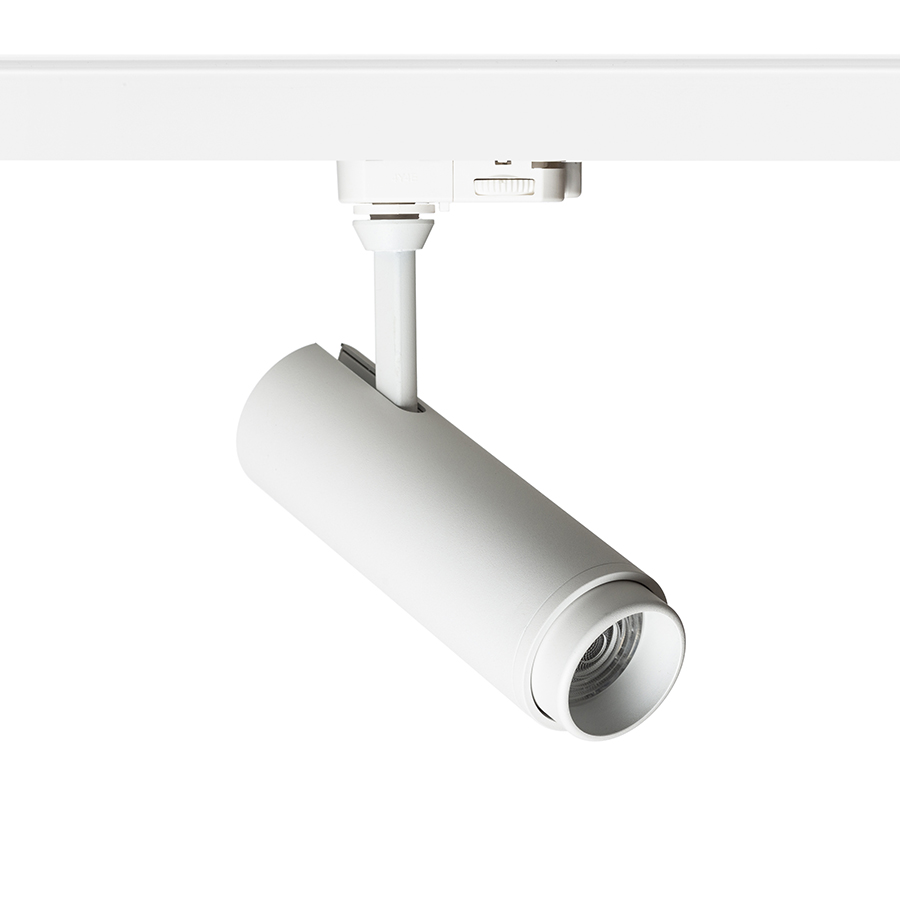 RENDL FOCUS 12 DIMM na trojokruh. lištu biela 230V LED 12W 10 60° 3000K 4000K 5000K