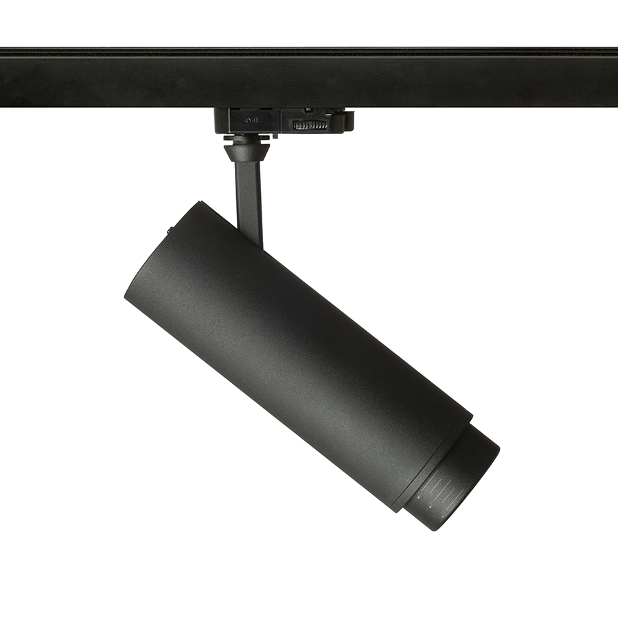 RENDL FOCUS 20 DIMM na trojokruh. lištu čierna 230V LED 20W 10 60° 3000K 4000K 5000K