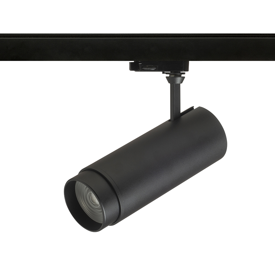 RENDL FOCUS 30 DIMM na trojokruh. lištu čierna 230V LED 30W 10 60° 3000K 4000K 5000K