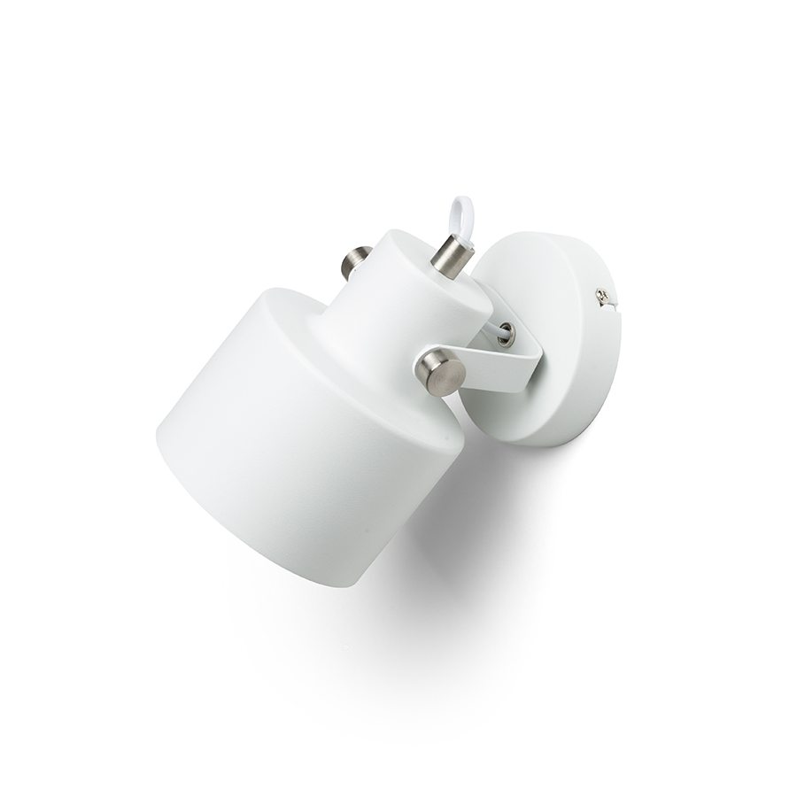 RENDL CELEIA prisadená matná biela matný nikel 230V LED E27 11W