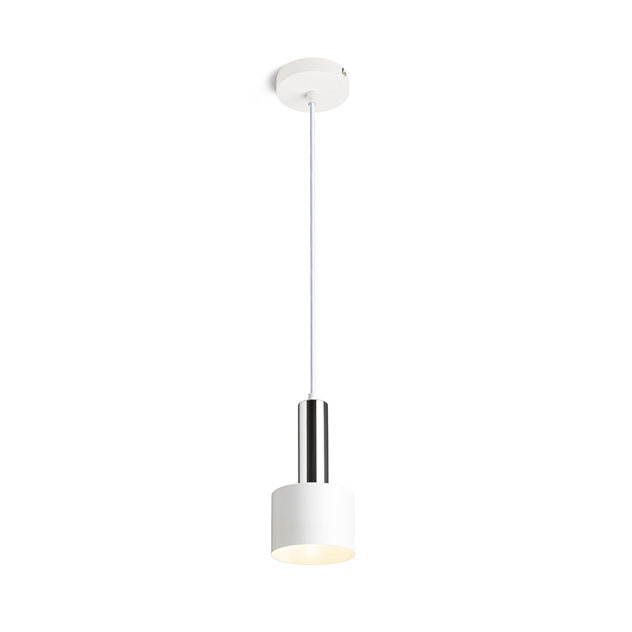 RENDL GIULIA 12 závesná biela chróm 230V LED E27 11W