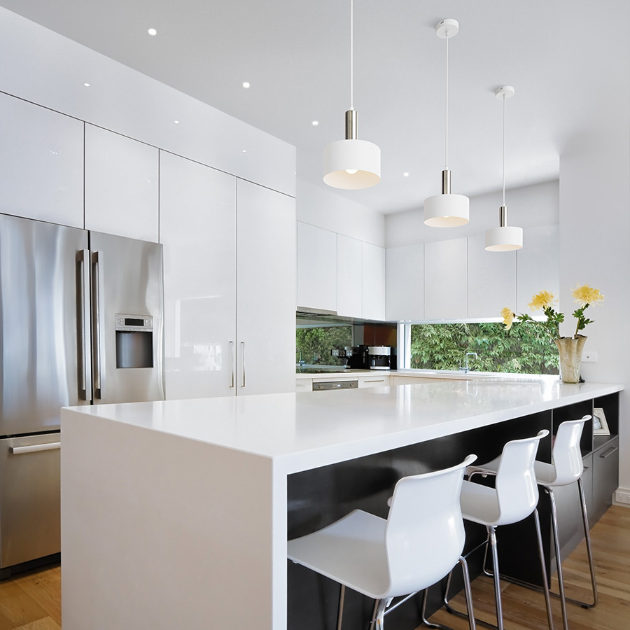 RENDL GIULIA 20 závesná biela chróm 230V LED E27 15W