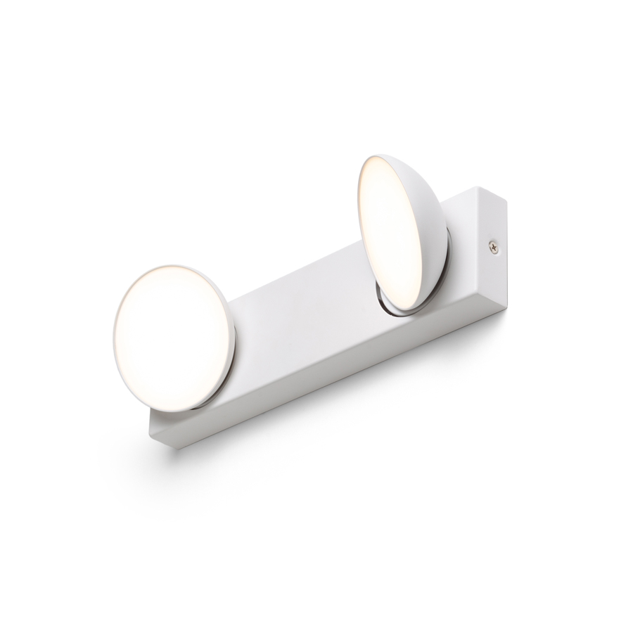 RENDL ELISEO II prisadená biela 230V LED 2x5W 3000K