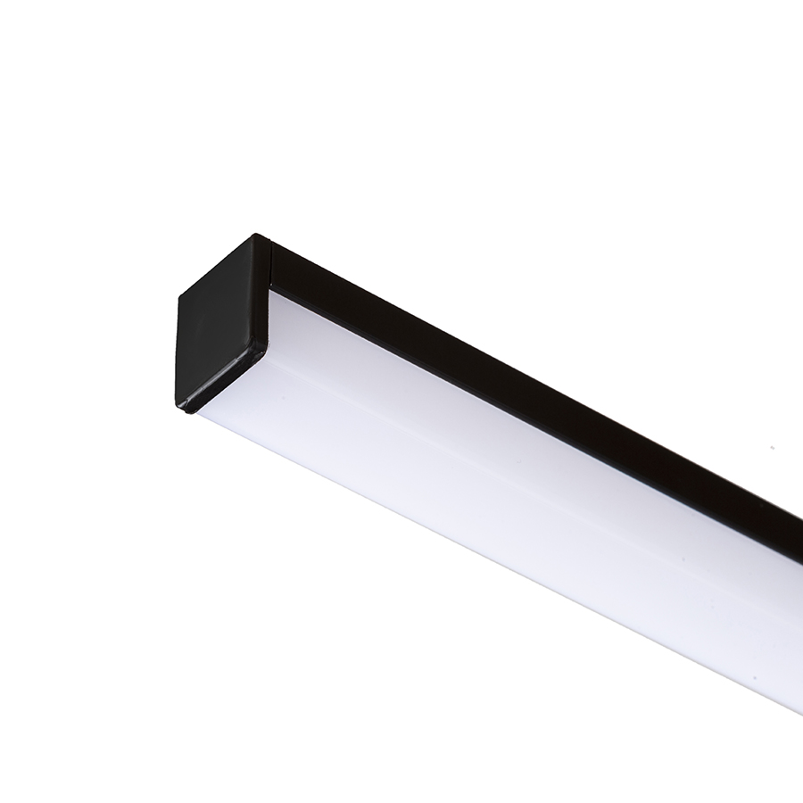 RENDL R14090 LED PROFILE LED pásik, profil čierna matný akrylát/hliník