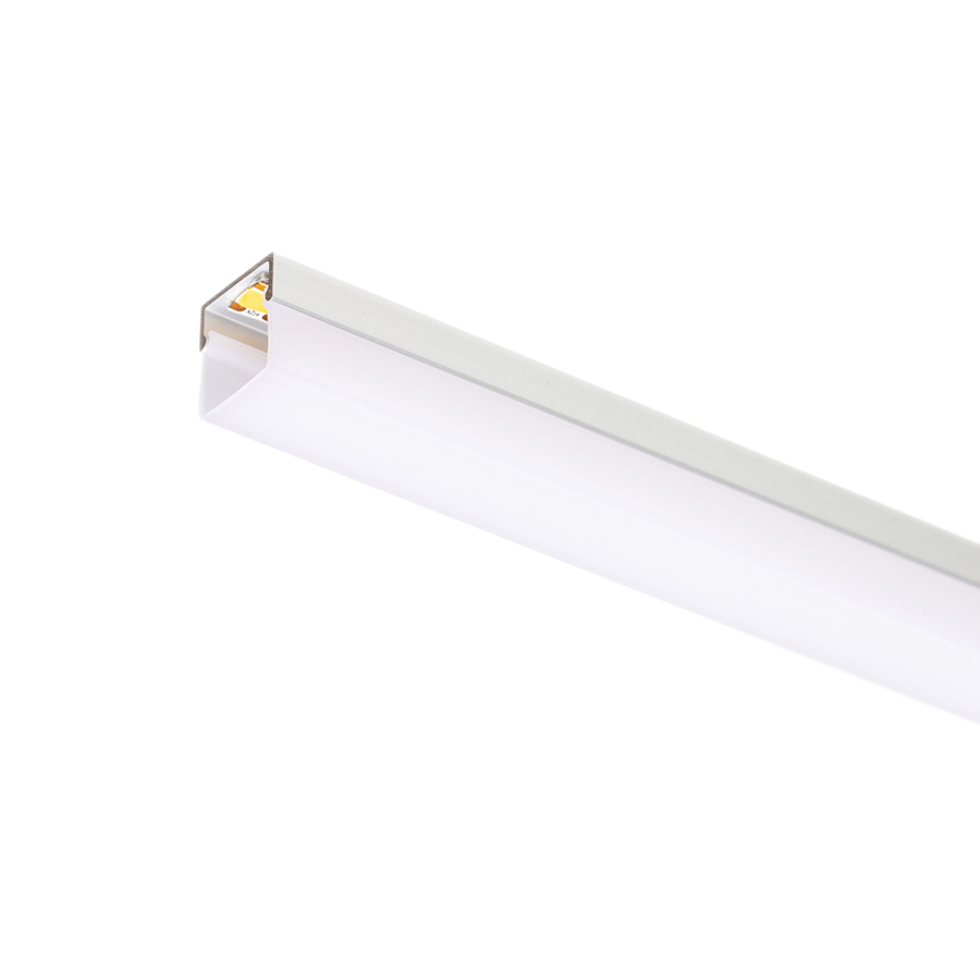 RENDL LED PROFILE H prisadený 1m eloxovaný hliník/matný akrylát