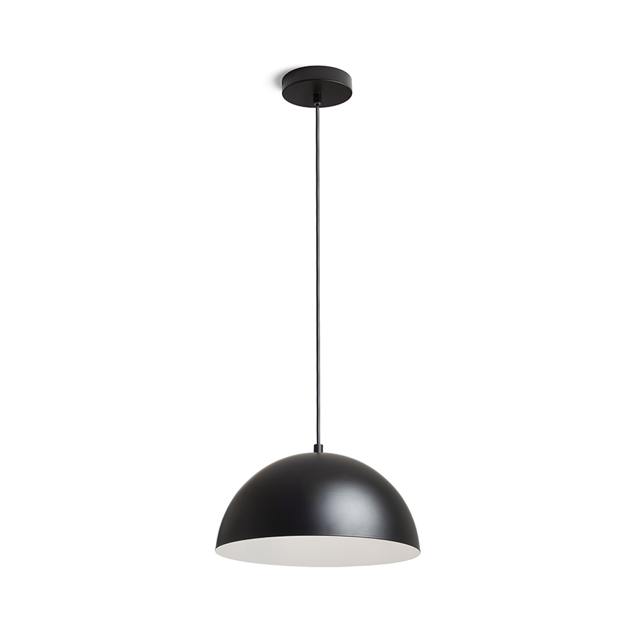 RENDL GLADYS 30 závesná čierna/biela 230V LED E27 15W