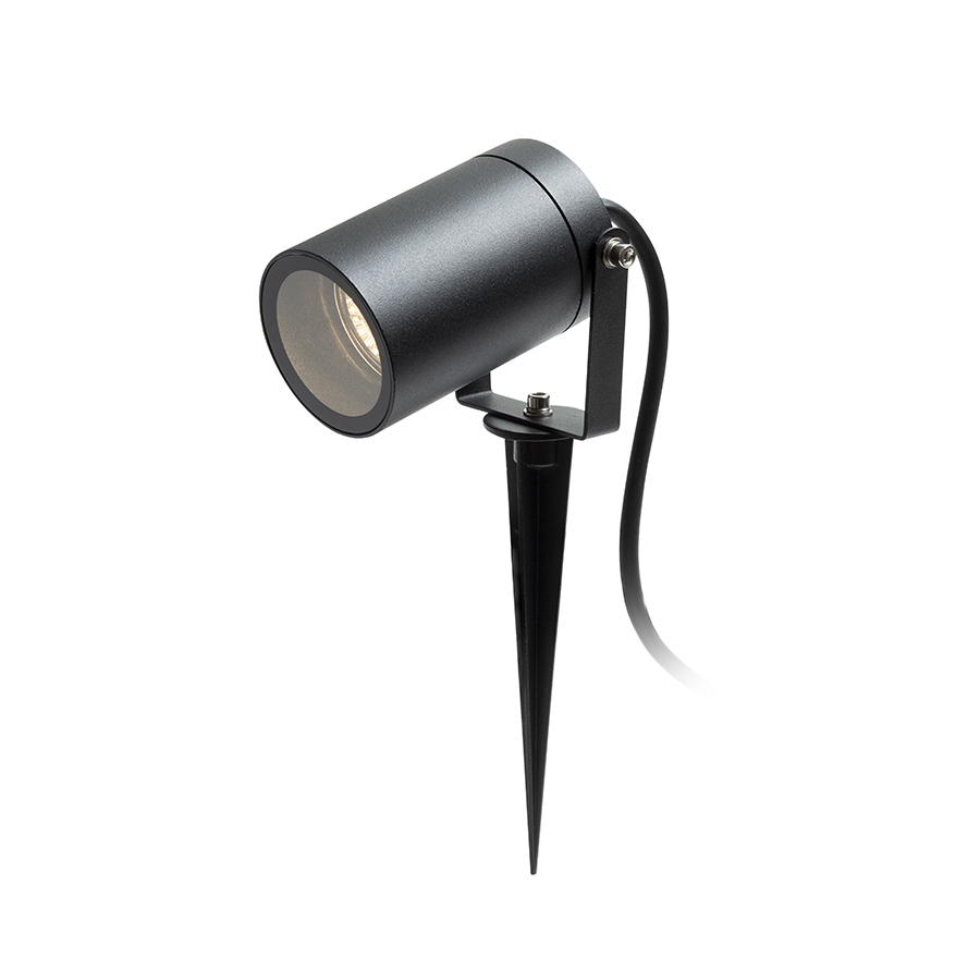 RENDL NAVONA na bodci antracitová 230V LED GU10 8W IP54