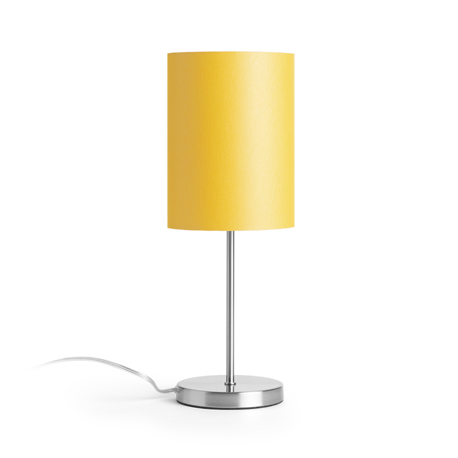 RENDL R14155 NYC/RON stolná lampa, dekoratívne Chintz marhuľová/chróm