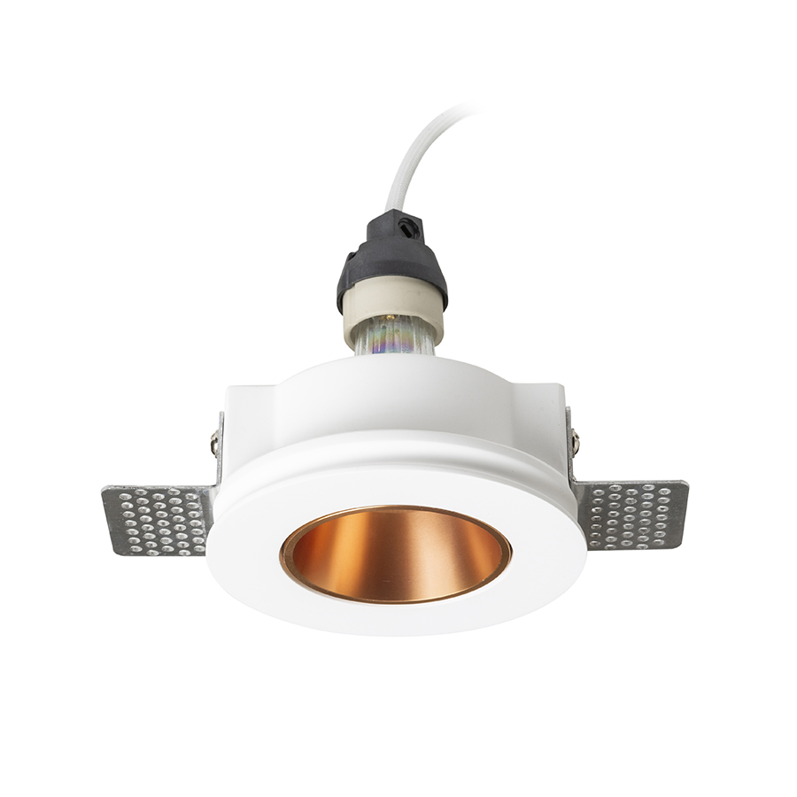RENDL DAYTONA pevná sadrová/česaná meď 230V LED GU10 8W